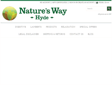 Tablet Screenshot of natureswayhyde.co.uk